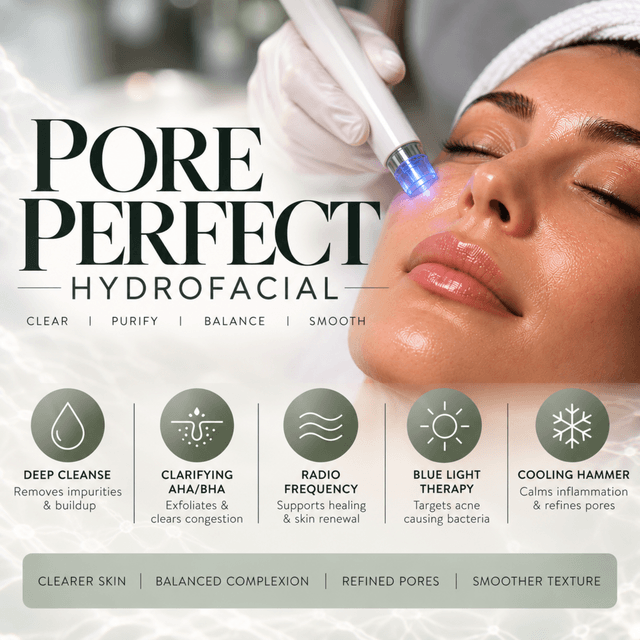 Pore Perfect HydroFacial at Element 36 Spa in Pinckney, MI