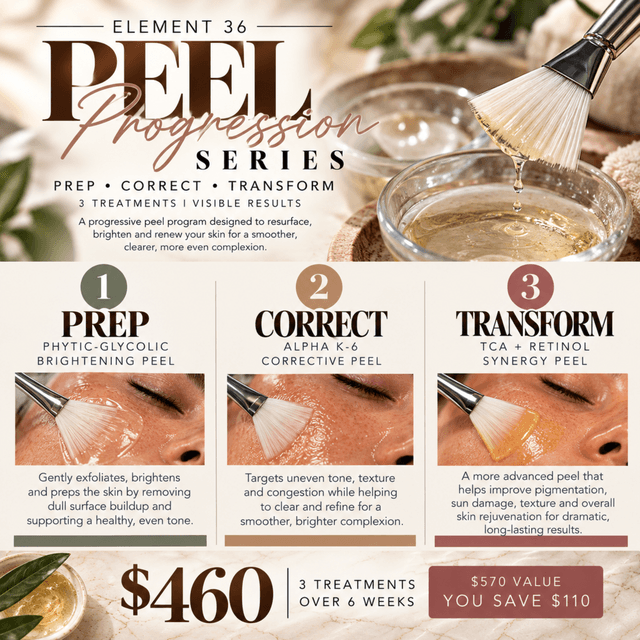 Peel Progression Series at Element 36 Spa in Pinckney, MI