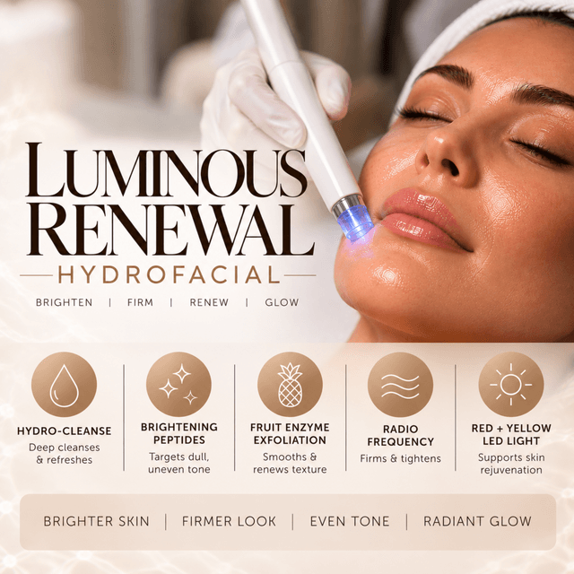Luminous Renewal HydroFacial at Element 36 Spa in Pinckney, MI